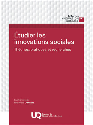 cover image of Étudier les innovations sociales
